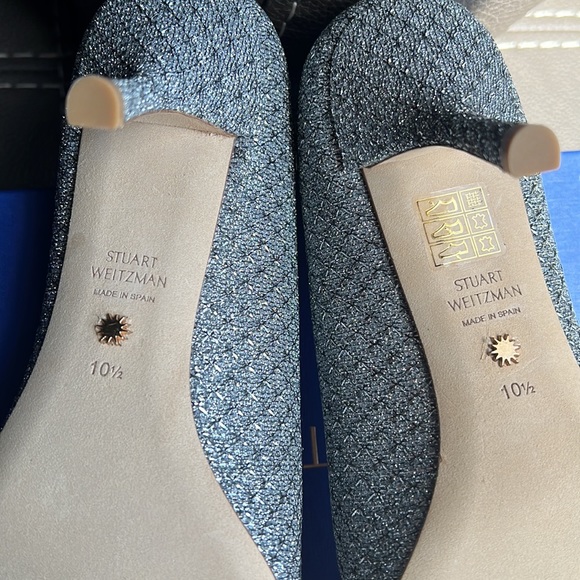 NEW Stuart Weitzman Embellished Pumps Size 10.5 - Picture 7 of 10